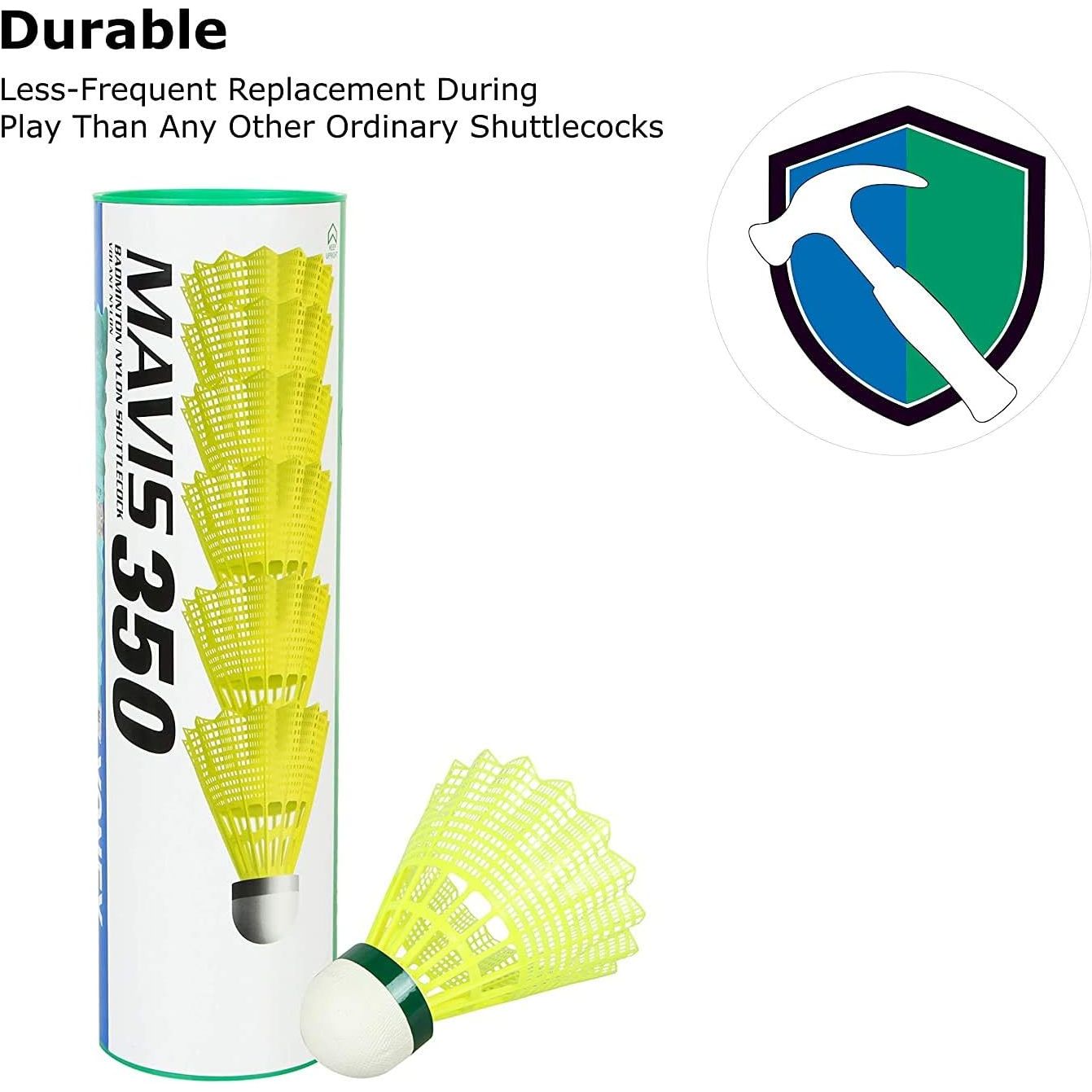 Yonex Mavis 350 durability - less frequent replacement
