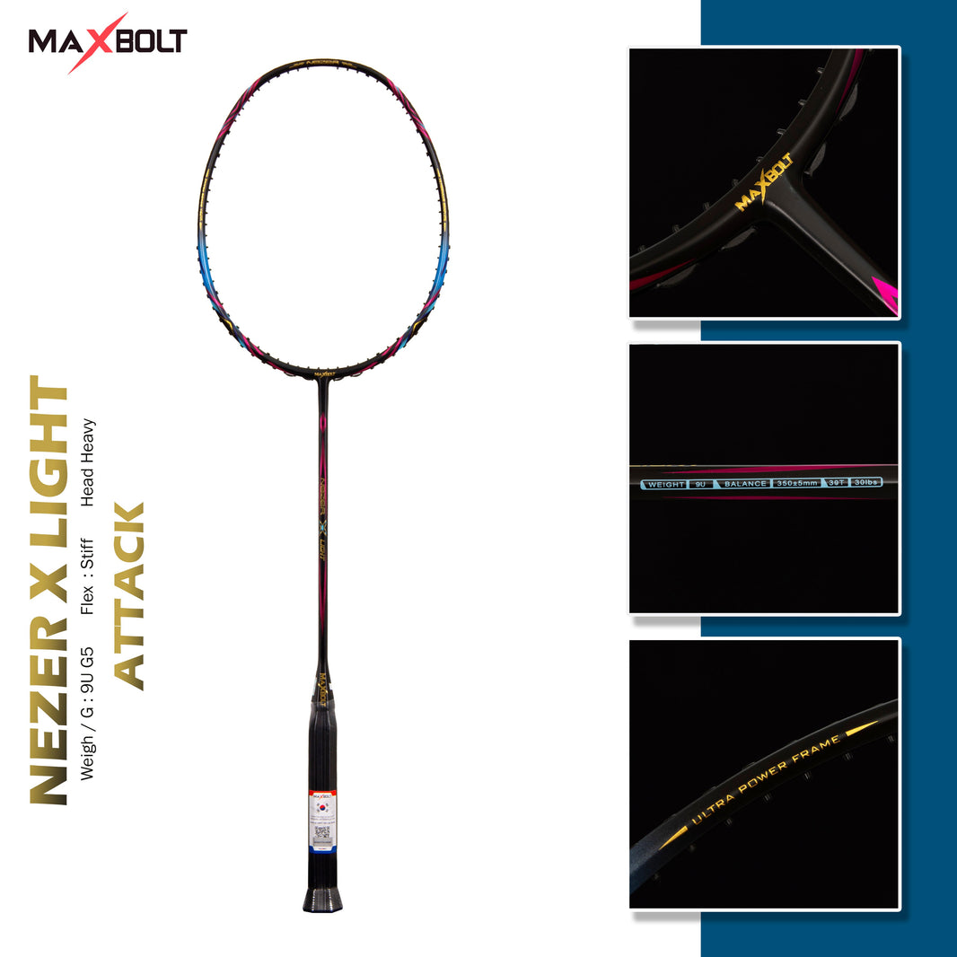 Maxbolt NEZER X LIGHT Badminton Racket