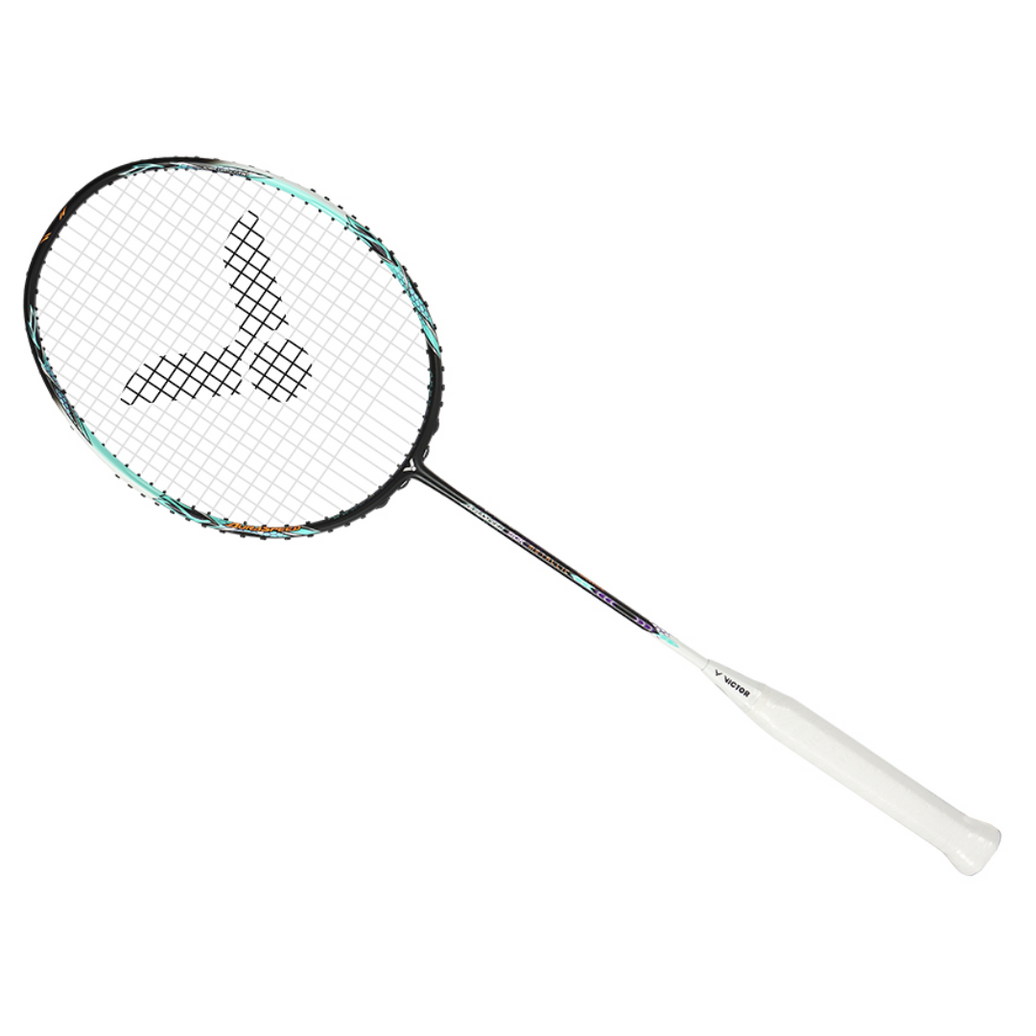 Victor Auraspeed 90K Metallic badminton racket in Pale Turquoise